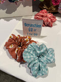 Two hair scrunchies